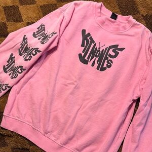 Urban Outfitters Pink Crewneck Sweatshirt